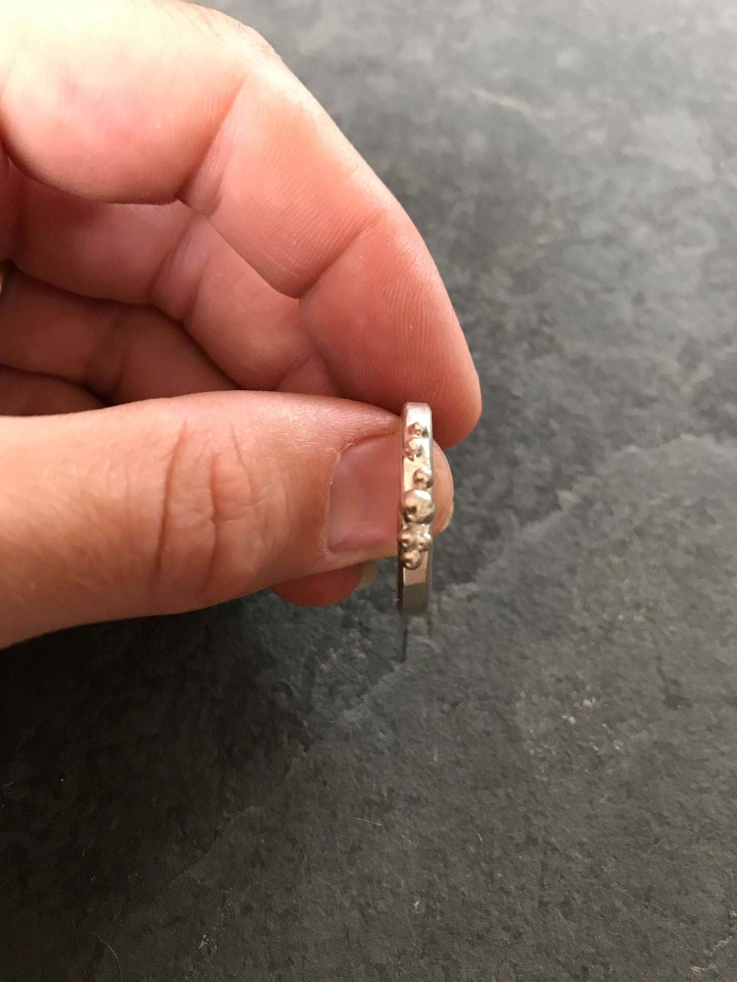 Sterling Silver bobble ring