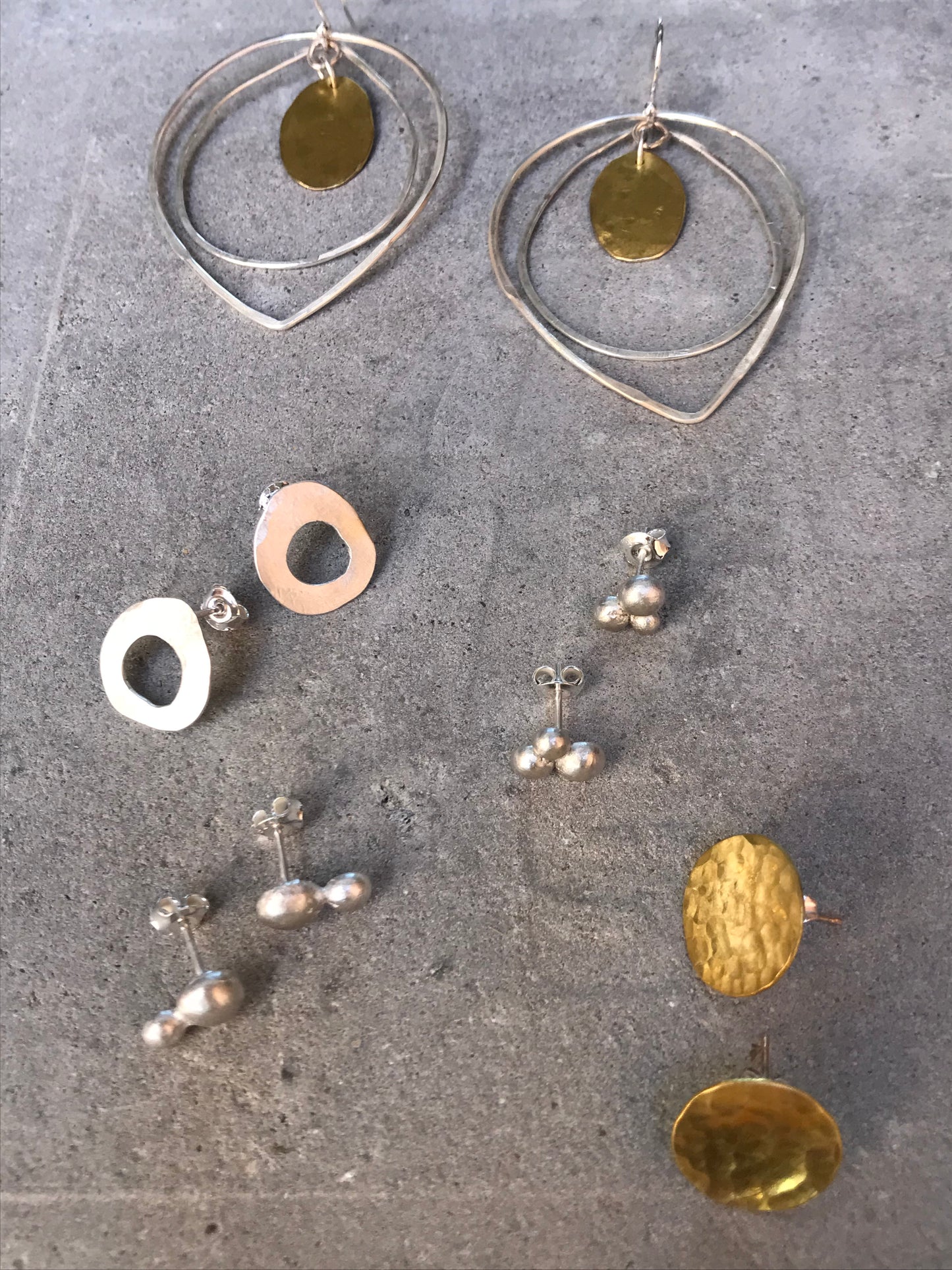 Sterling silver 2 Bobble Studs