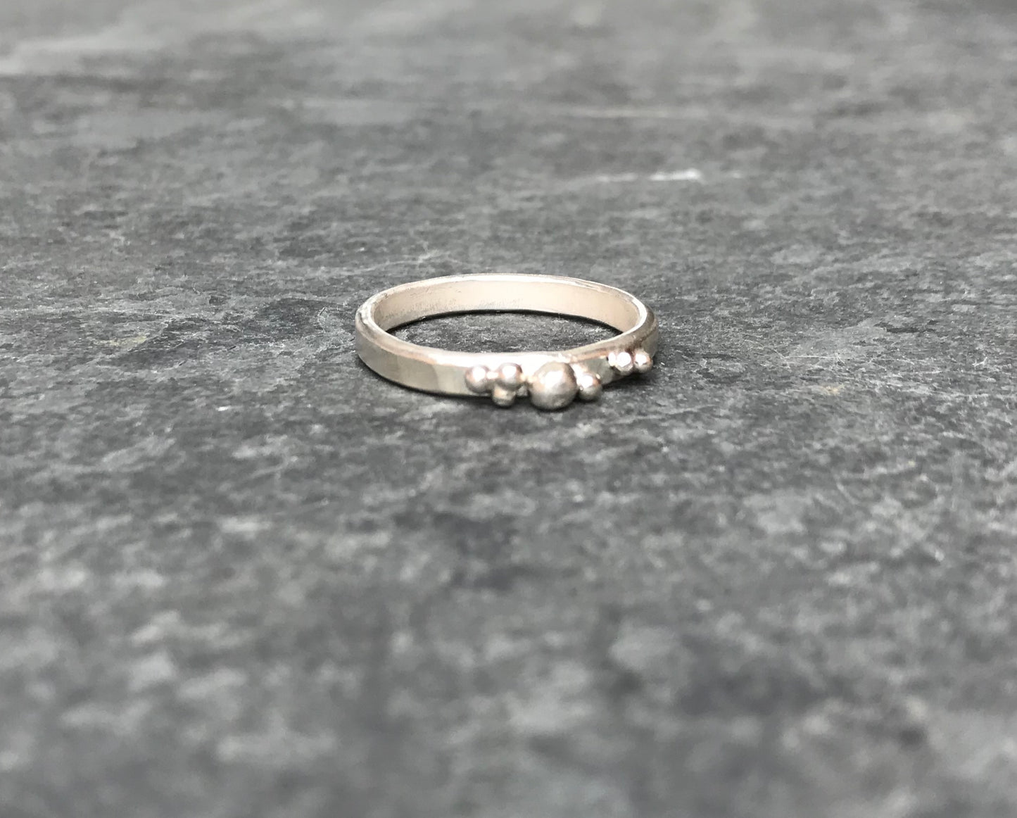 Sterling Silver bobble ring