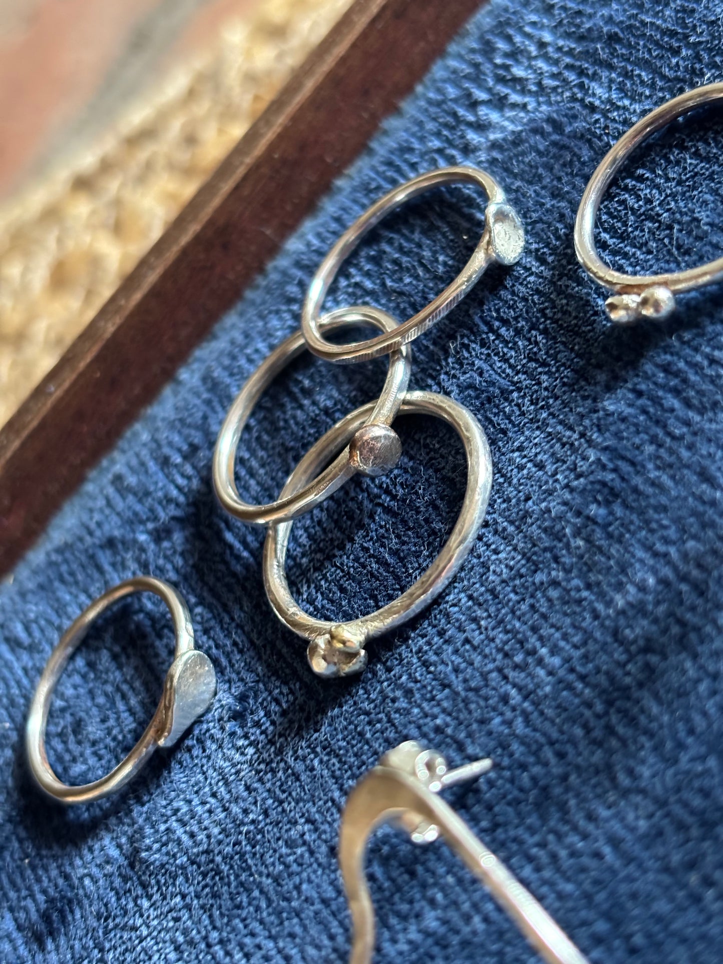 Sterling Silver Bobble Ring