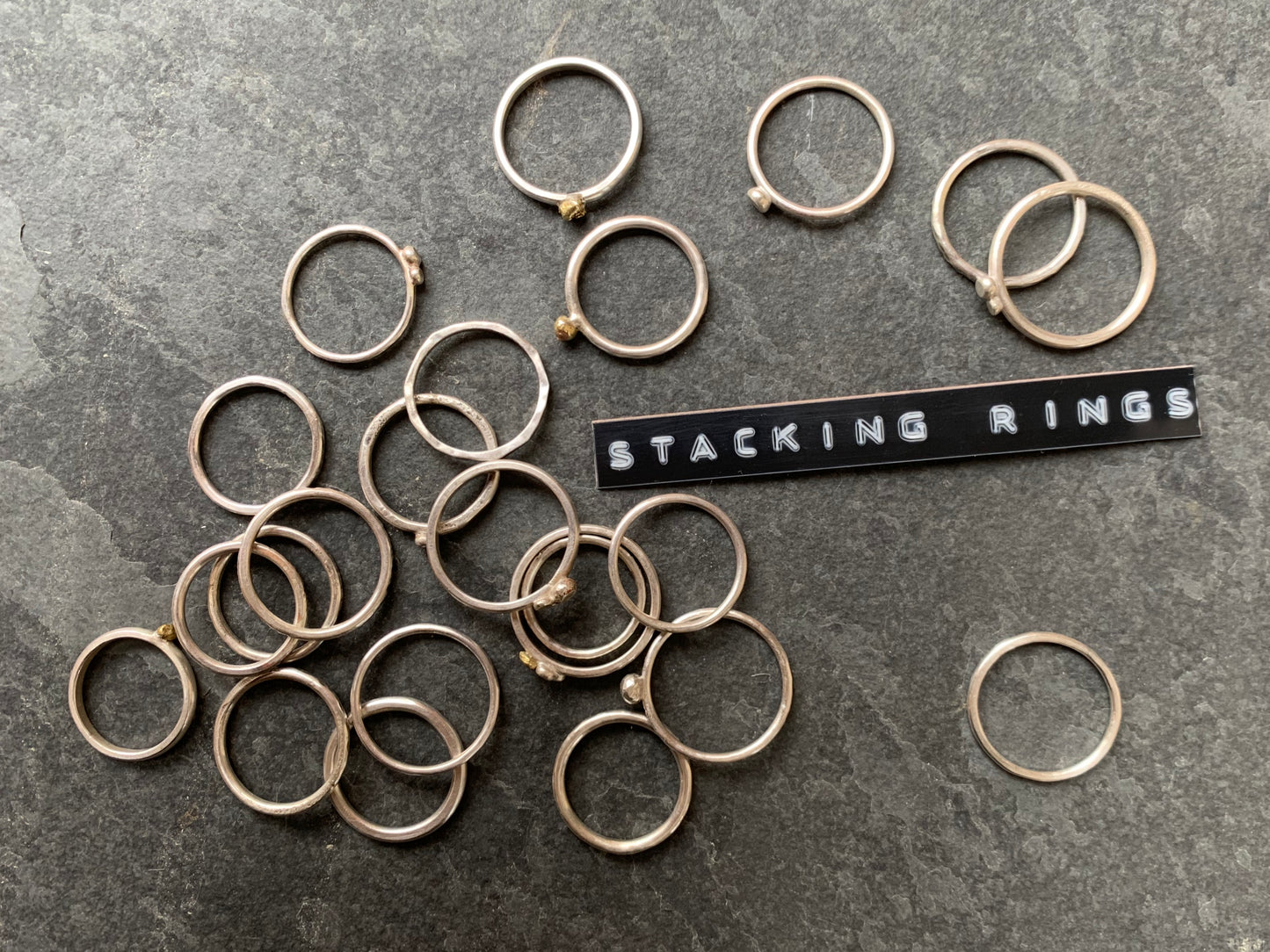 Sterling Silver Bobble Ring