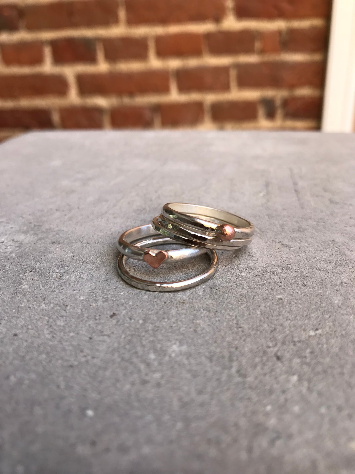 Sterling Silver Bobble Ring