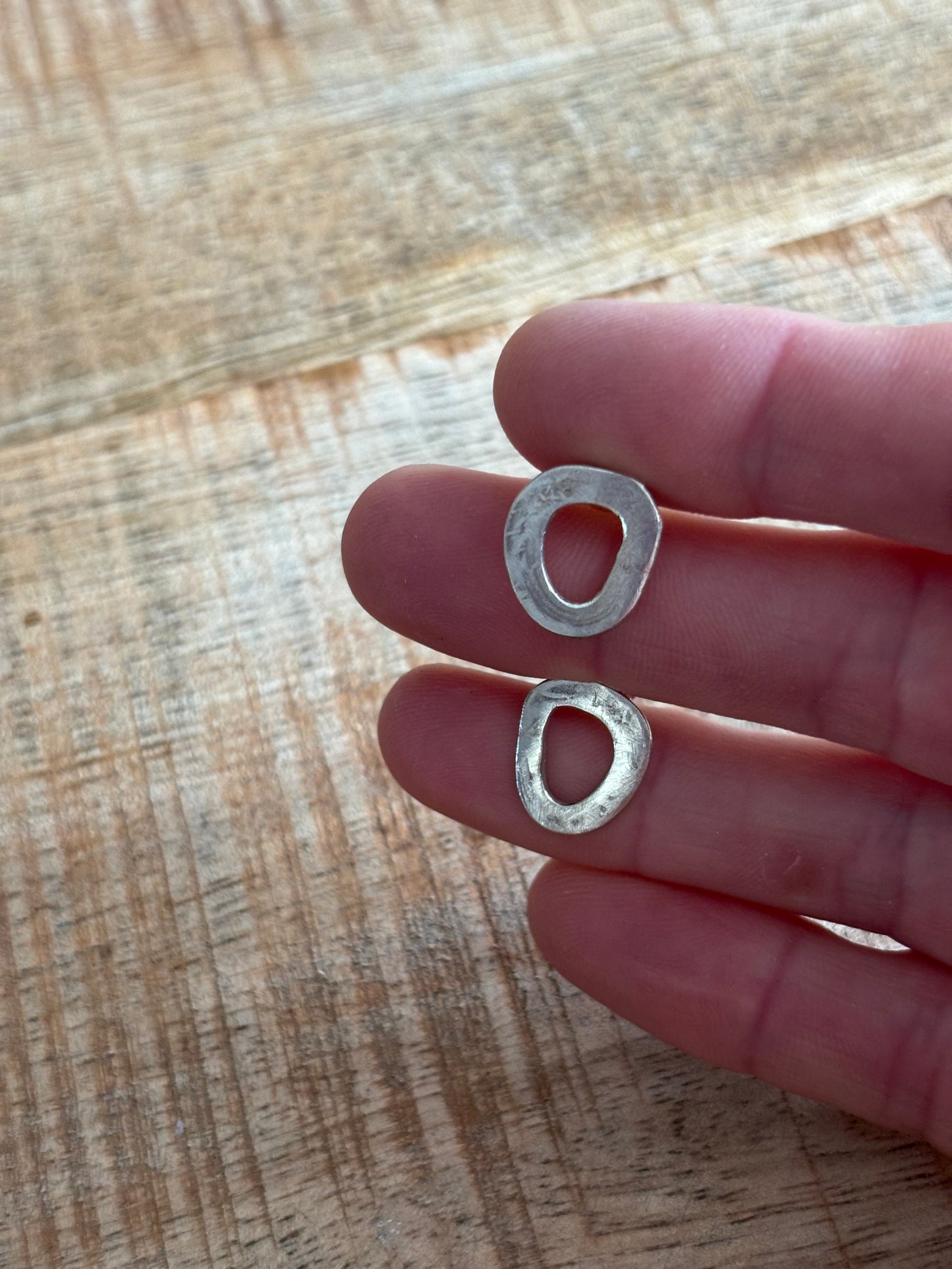 Irregular Circle Studs