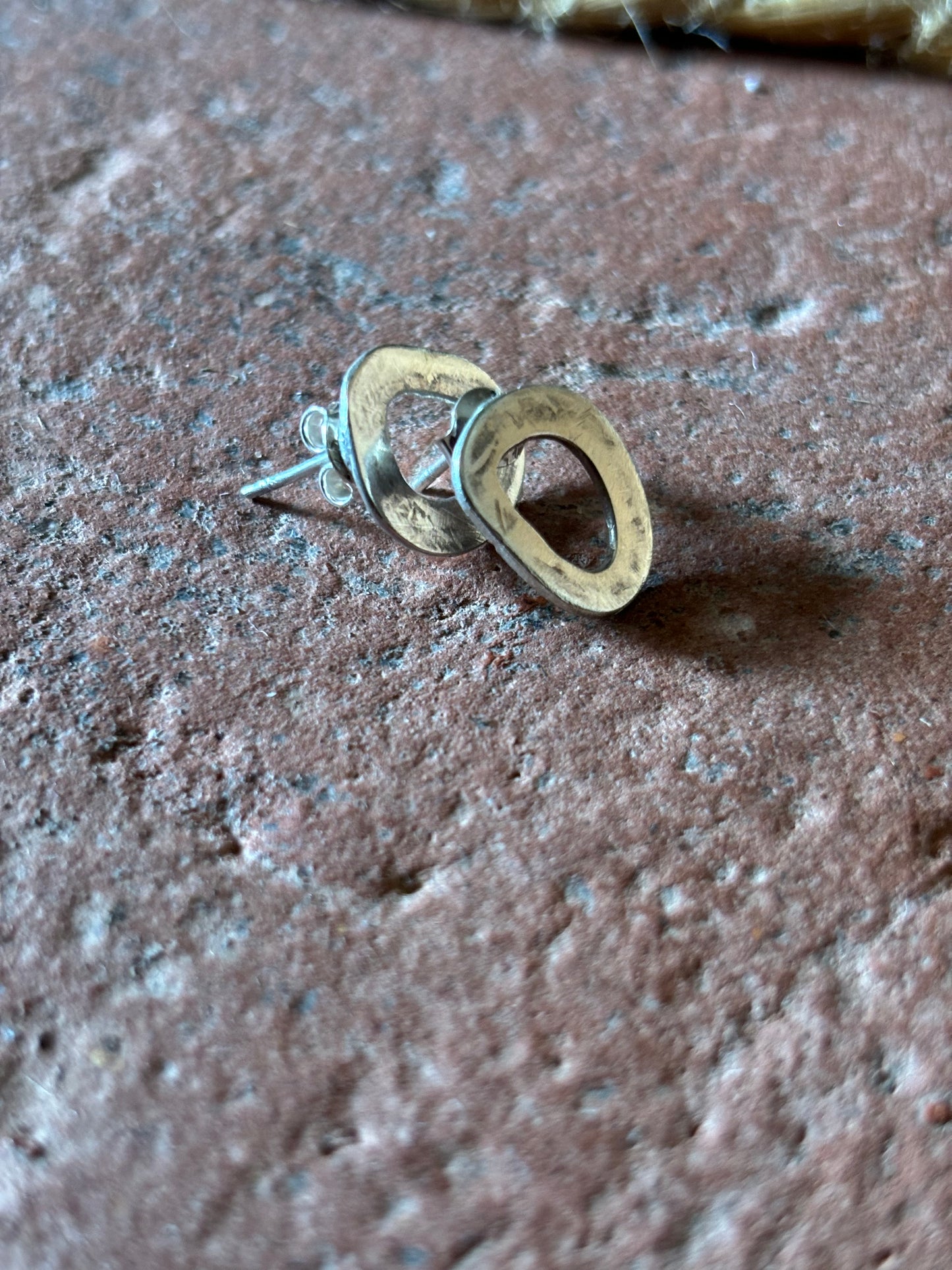 Irregular Circle Studs