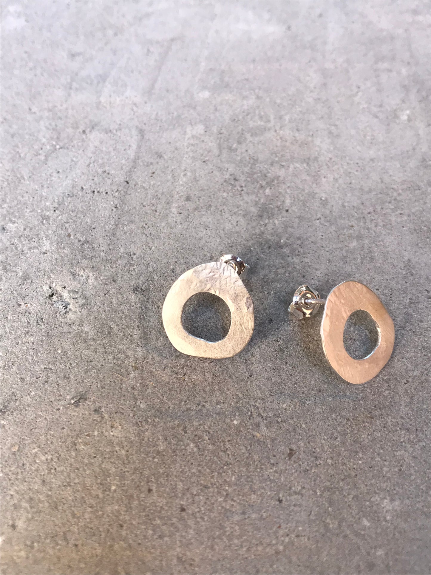 Irregular Circle Studs